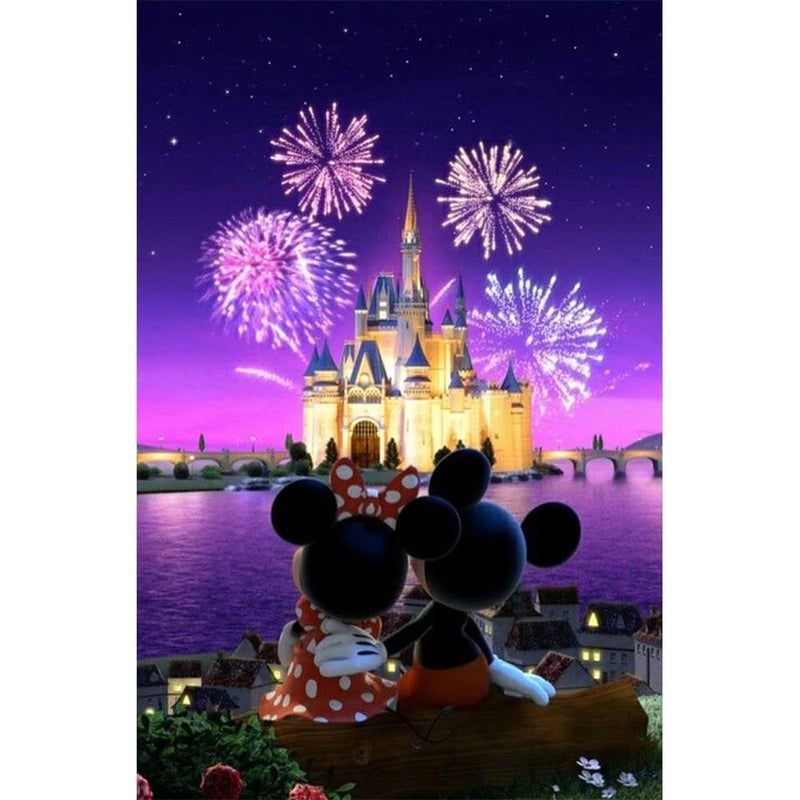 JAKI Diamond Painting Kits for Adults-Castle Diamond Art Kits for Adults,Gem Art Kits for Adults Pictures Arts Craft for Home Wall Decor (12x16inch) - Image 1
